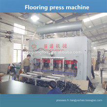 Machine à plancher sur plancher / Presse à chaud pour la fabrication de sol stratifié